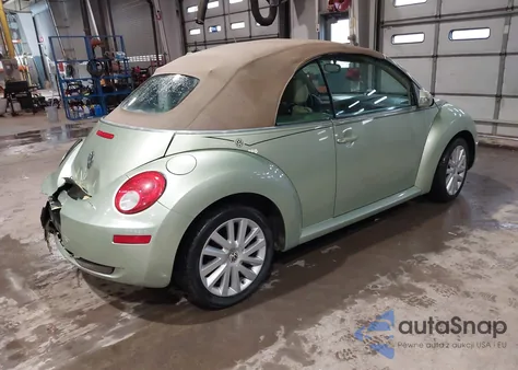 2009 Volkswagen New Beetle 2.5L из США, поврежденный, VIN 3VWRF31Y79M408563